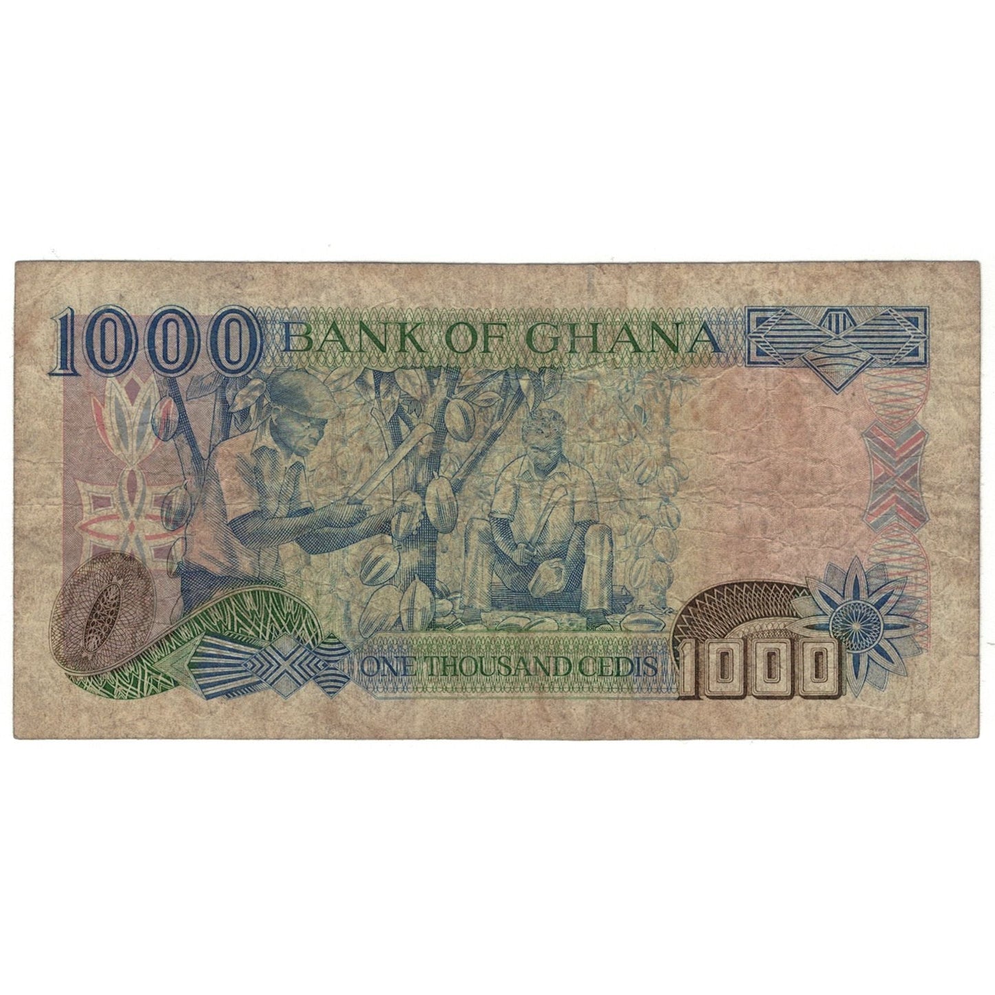 bancnota, 
  
  Ghana, 
  
  1000 Cedi