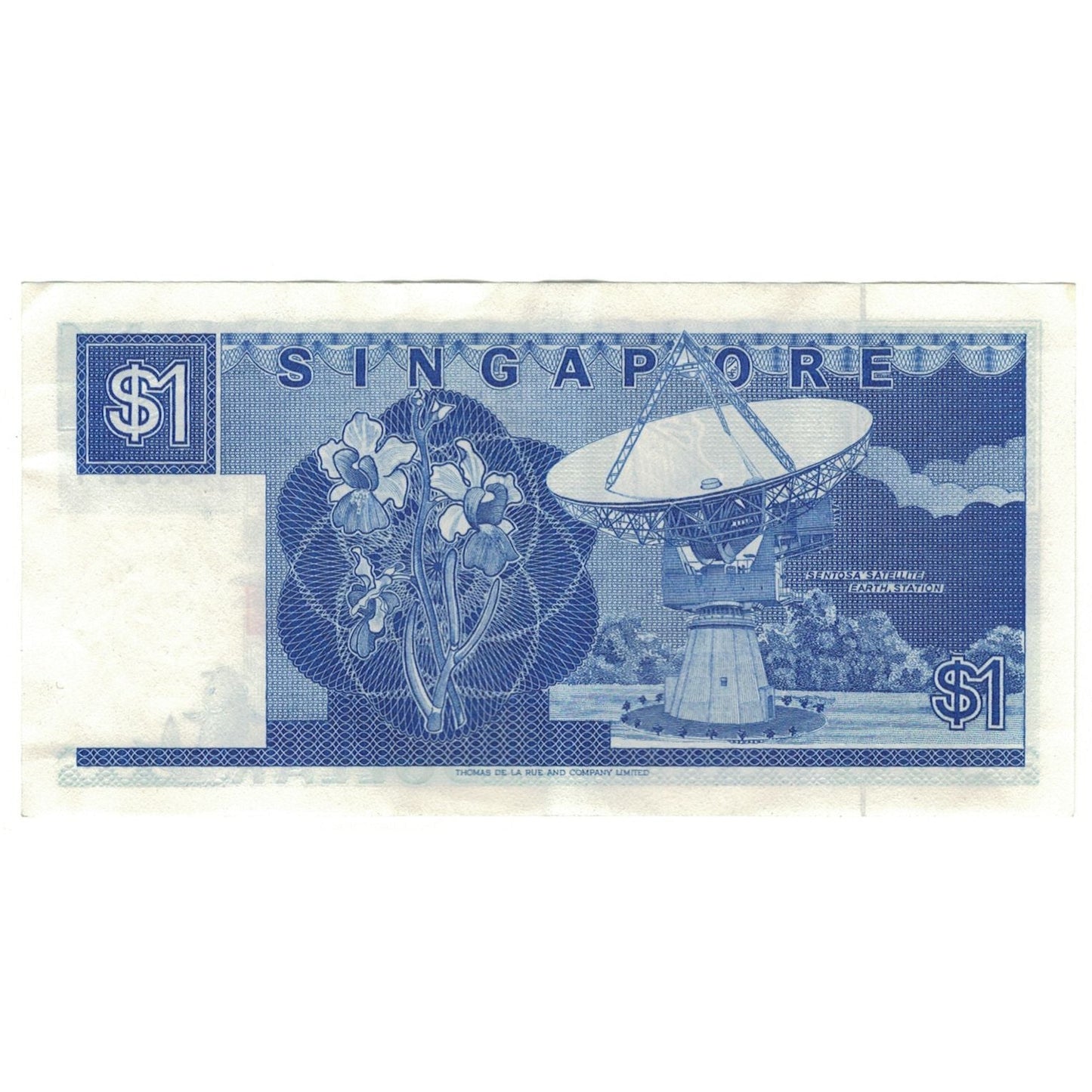 bancnota, 
  
  Singapore, 
  
  1 dolar