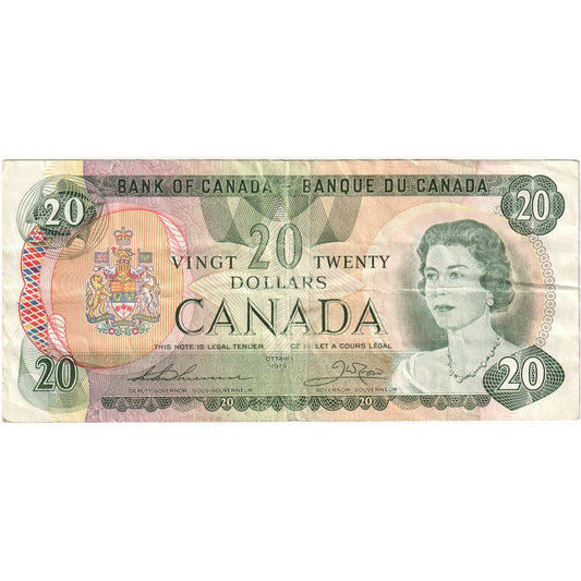 Canada, 
  
  20 de dolari, 
  
  VF(20-25)