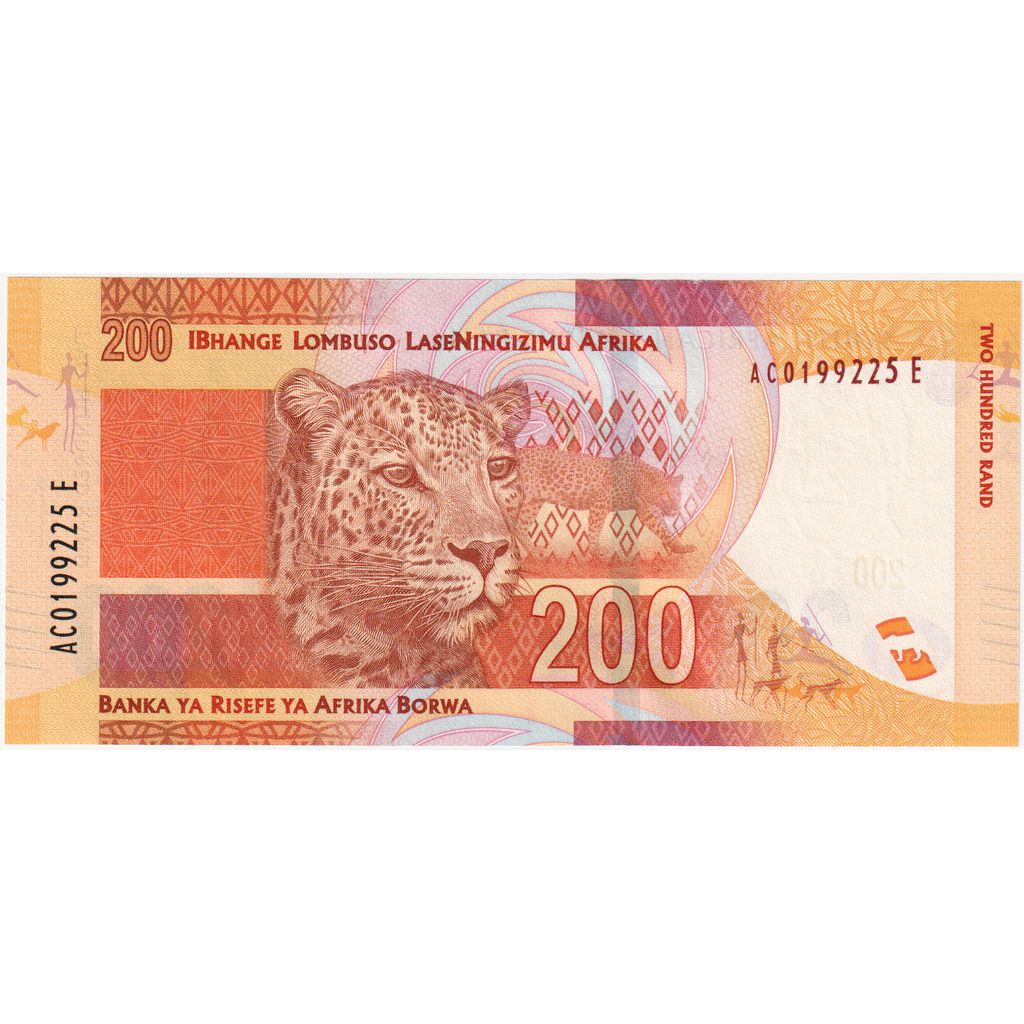 Africa de Sud, 
  
  200 de rand, 
  
  KM:137