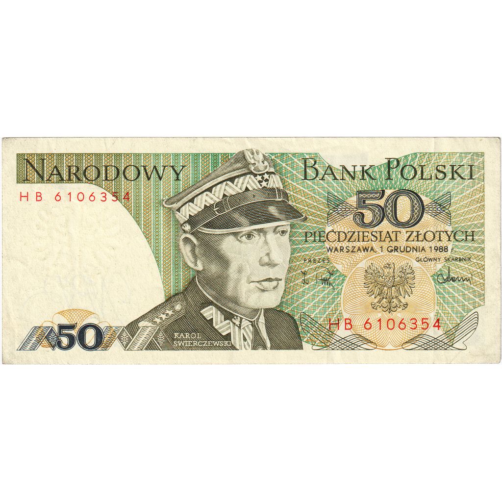 Polonia, 
  
  50 de zlotici, 
  
  1998