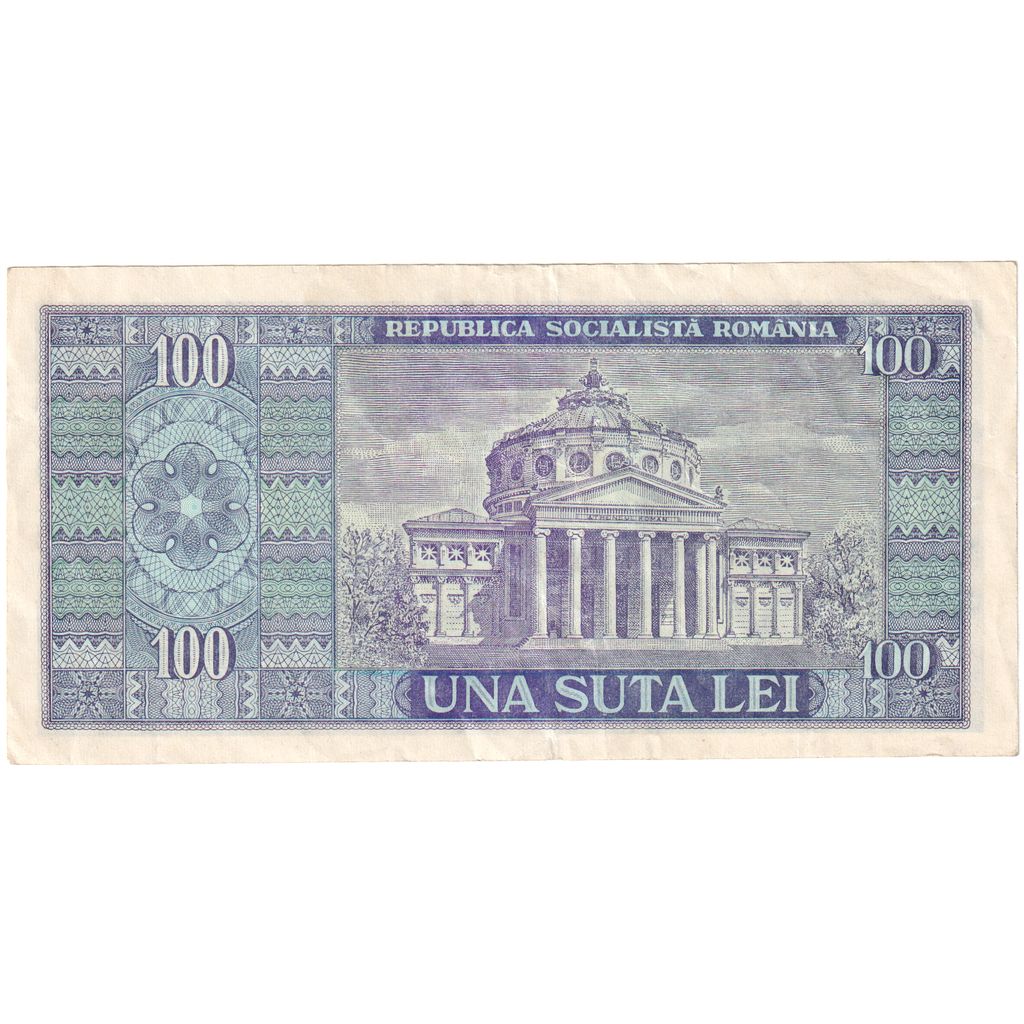 România, 
  
  100 lei, 
  
  EF(40-45)