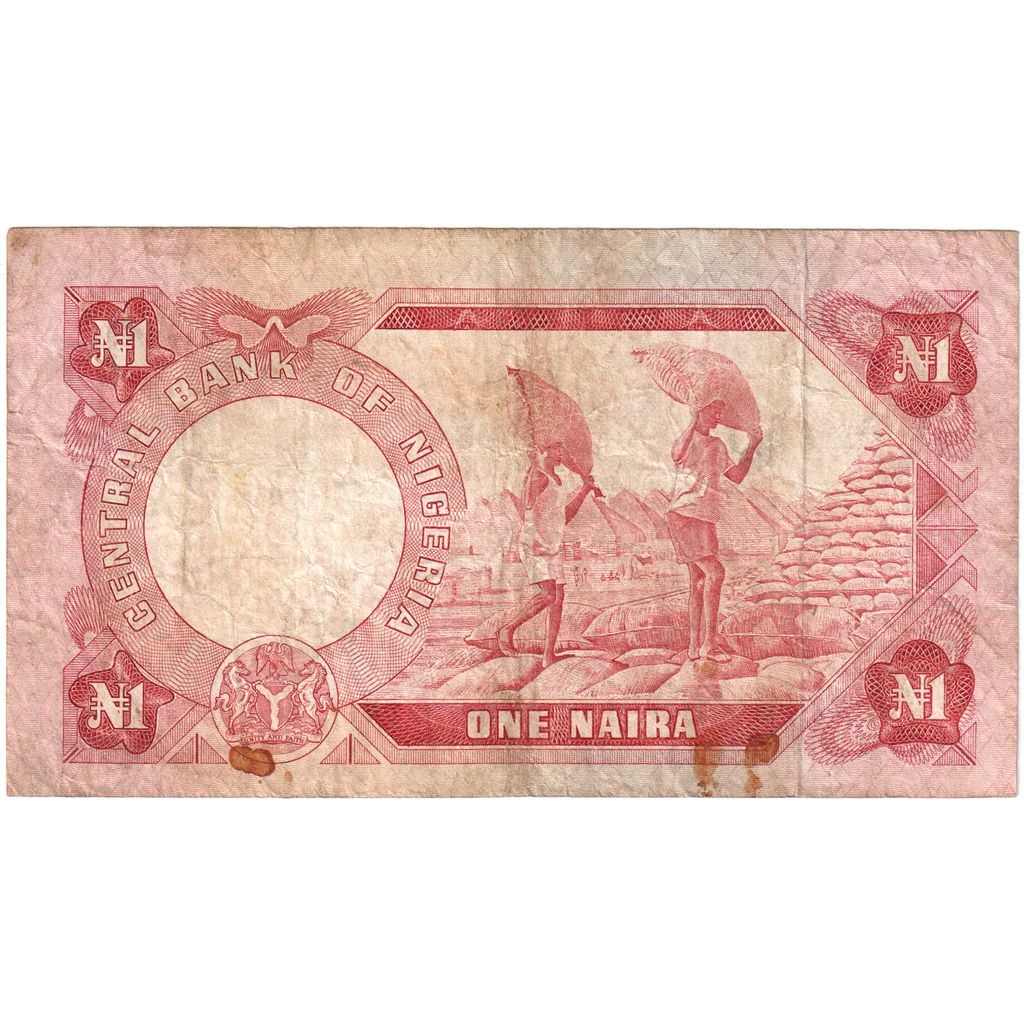 Nigeria, 
  
  1 Naira, 
  
  VF(20-25)