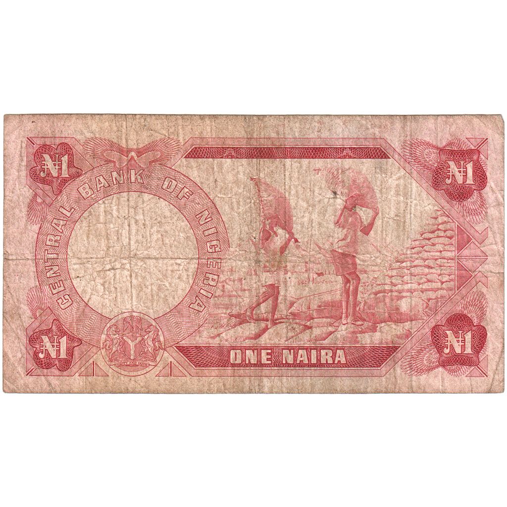 Nigeria, 
  
  1 Naira, 
  
  VG(8-10)