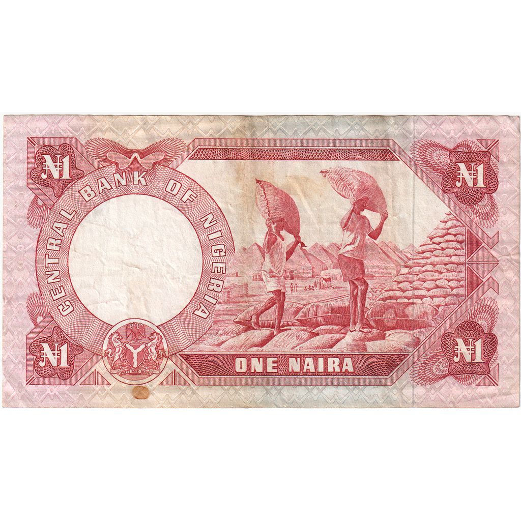 Nigeria, 
  
  1 Naira, 
  
  EF(40-45)