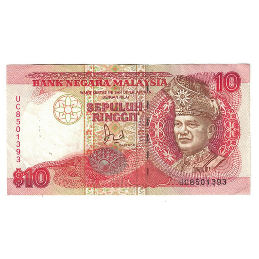 bancnota, 
  
  Malaezia, 
  
  10 Ringgit