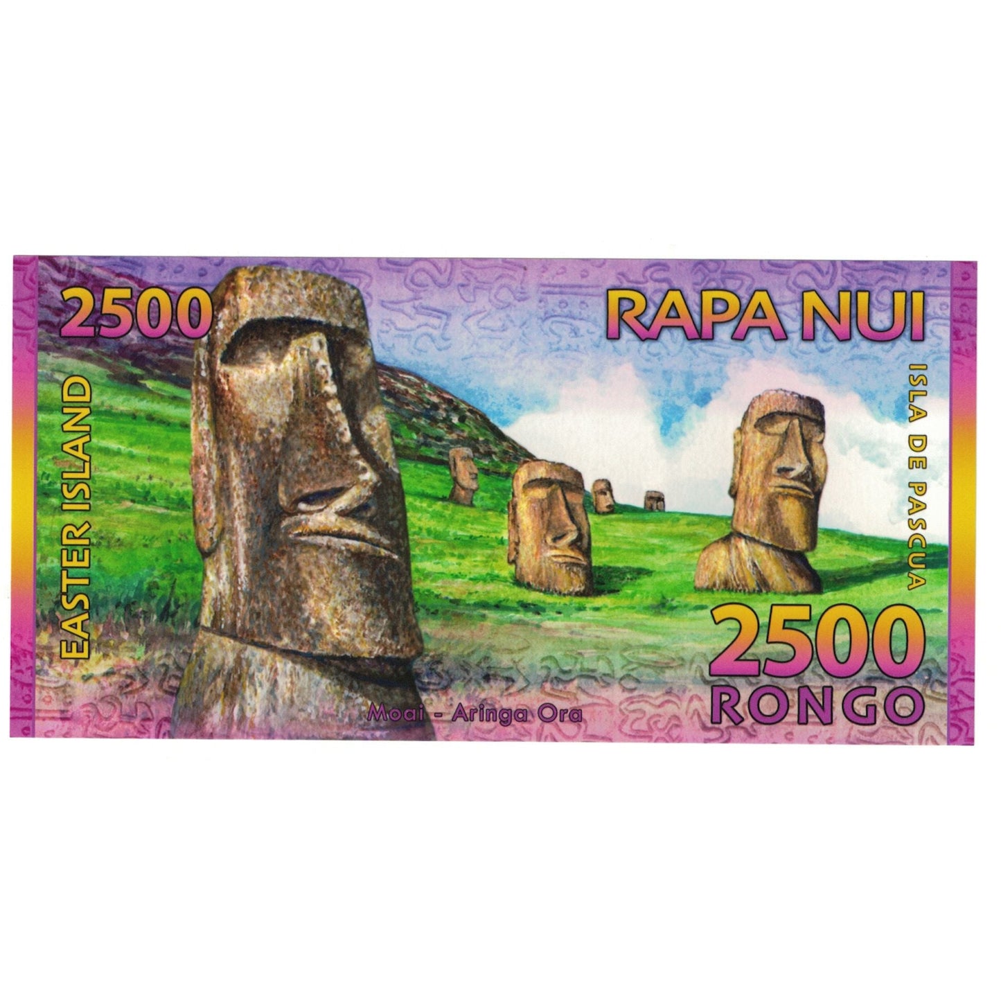 bancnota, 
  
  Chile, 
  
  Bancnotă turistică