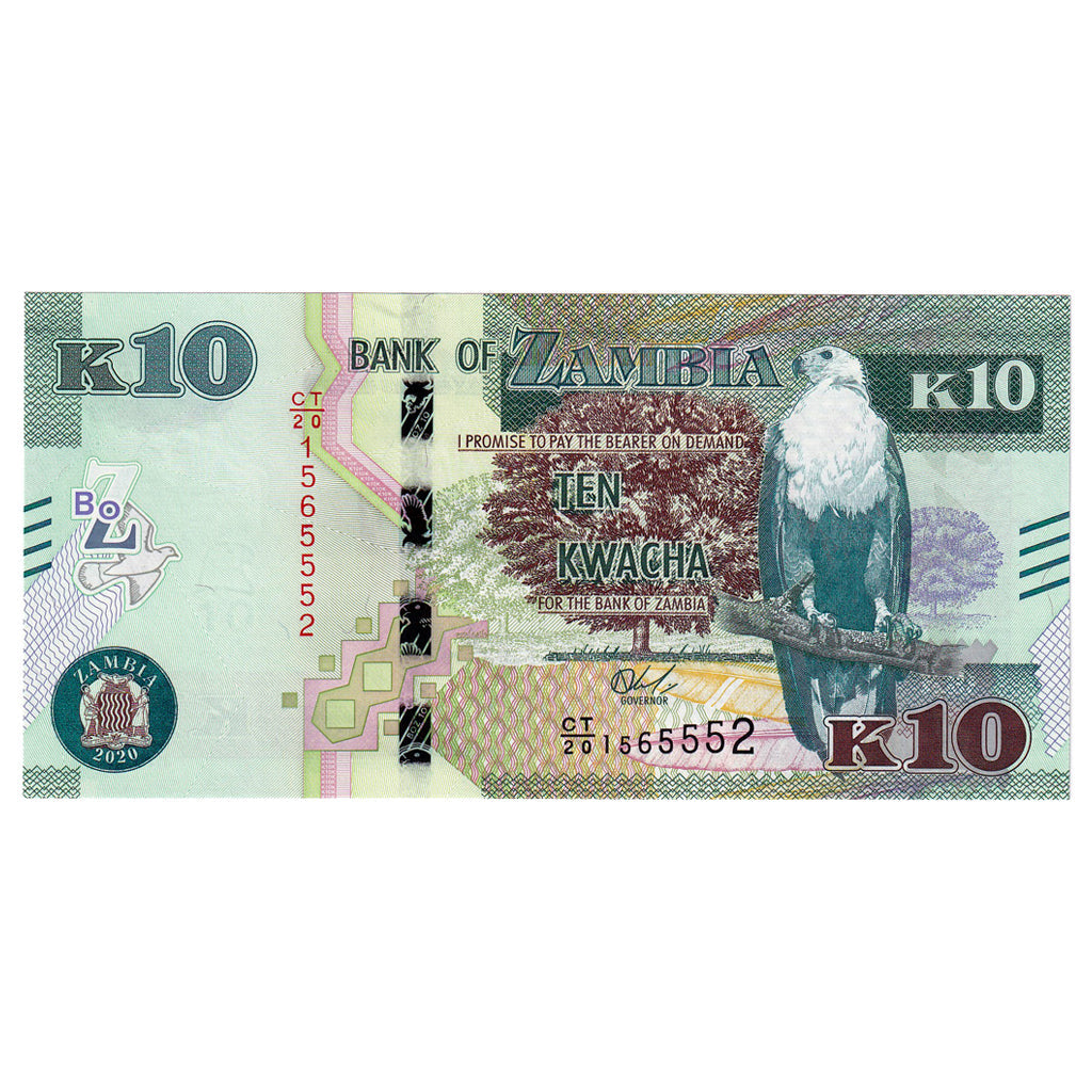 Zambia, 
  
  10 Kwacha, 
  
  2020