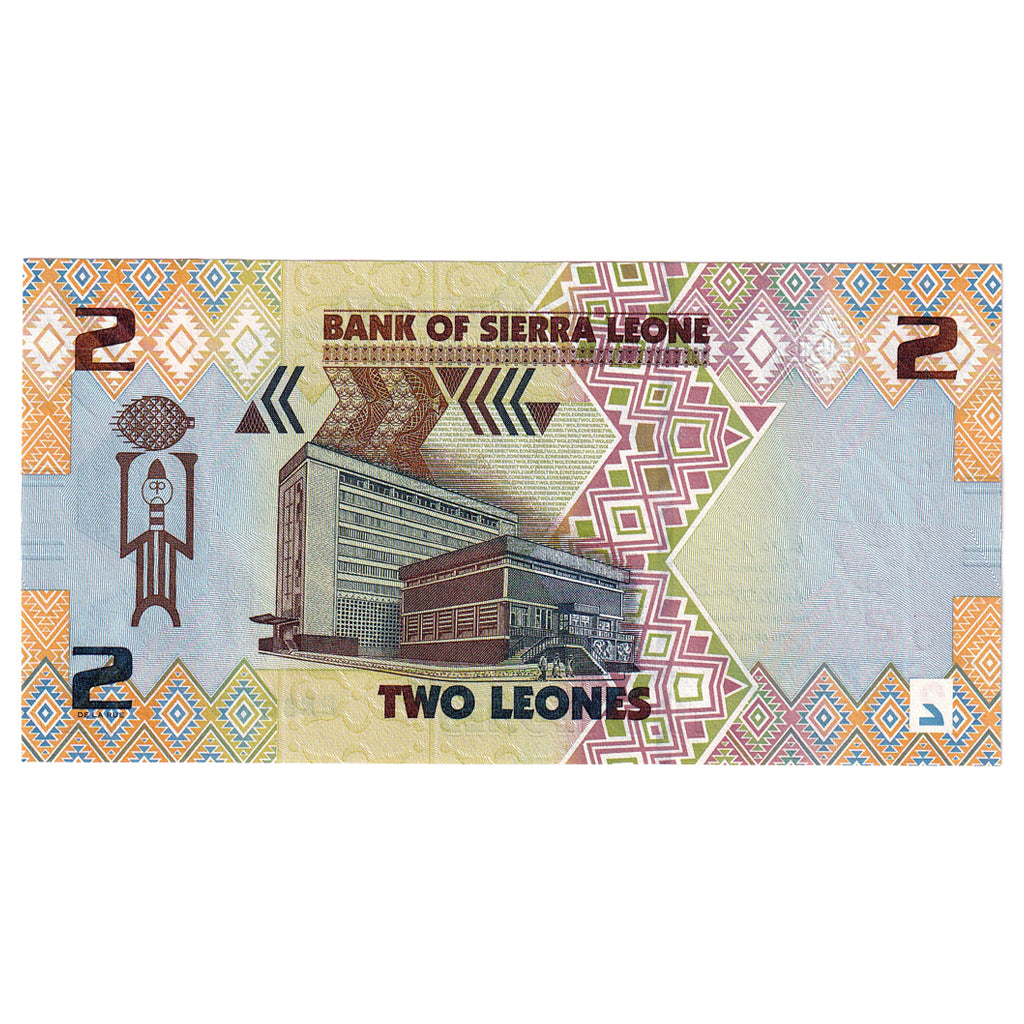 bancnota, 
  
  Sierra Leone, 
  
  2 Leoni