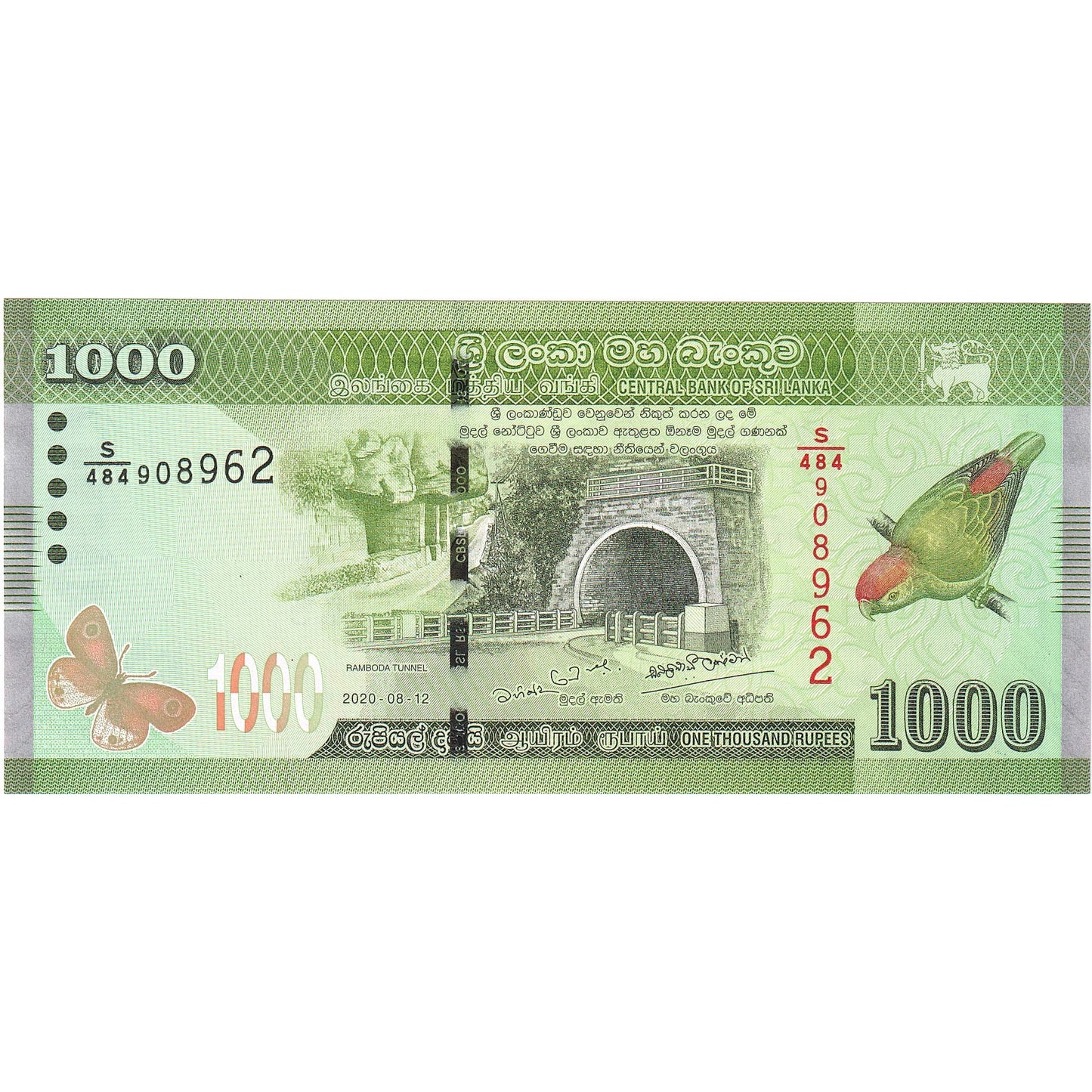 Sri Lanka, 
  
  1000 de rupii, 
  
  2020