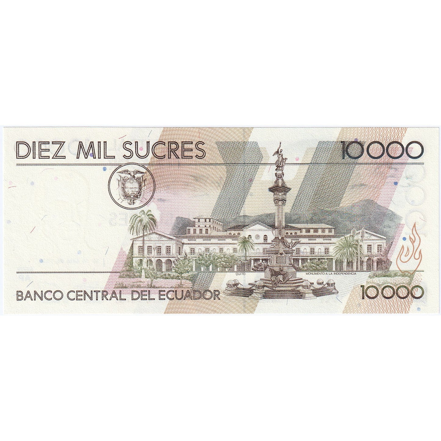 Ecuador, 
  
  10, 
  
  000 de sucre