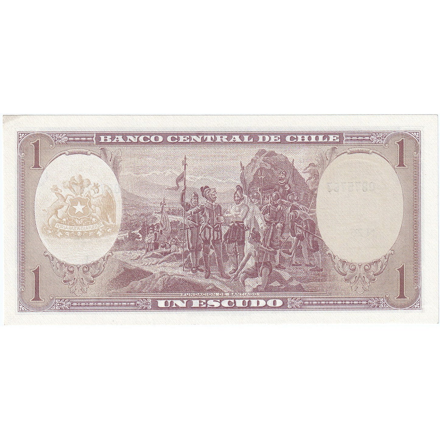 Chile, 
  
  1 escudo, 
  
  Nedatat (1964)