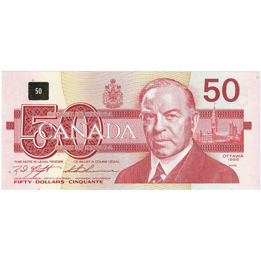 Canada, 
  
  50 de dolari, 
  
  1988