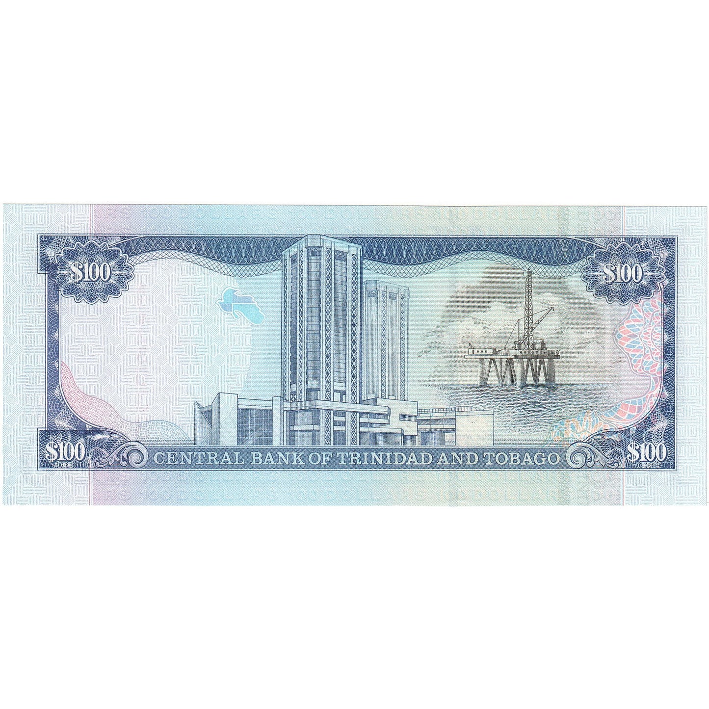 Trinidad și Tobago, 
  
  100 de dolari, 
  
  2002