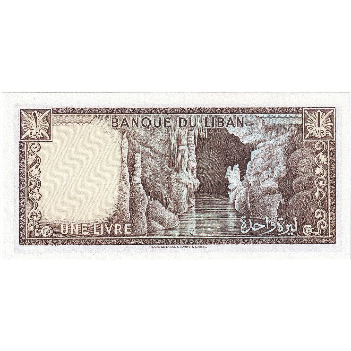 bancnota, 
  
  Liban, 
  
  1 Livre