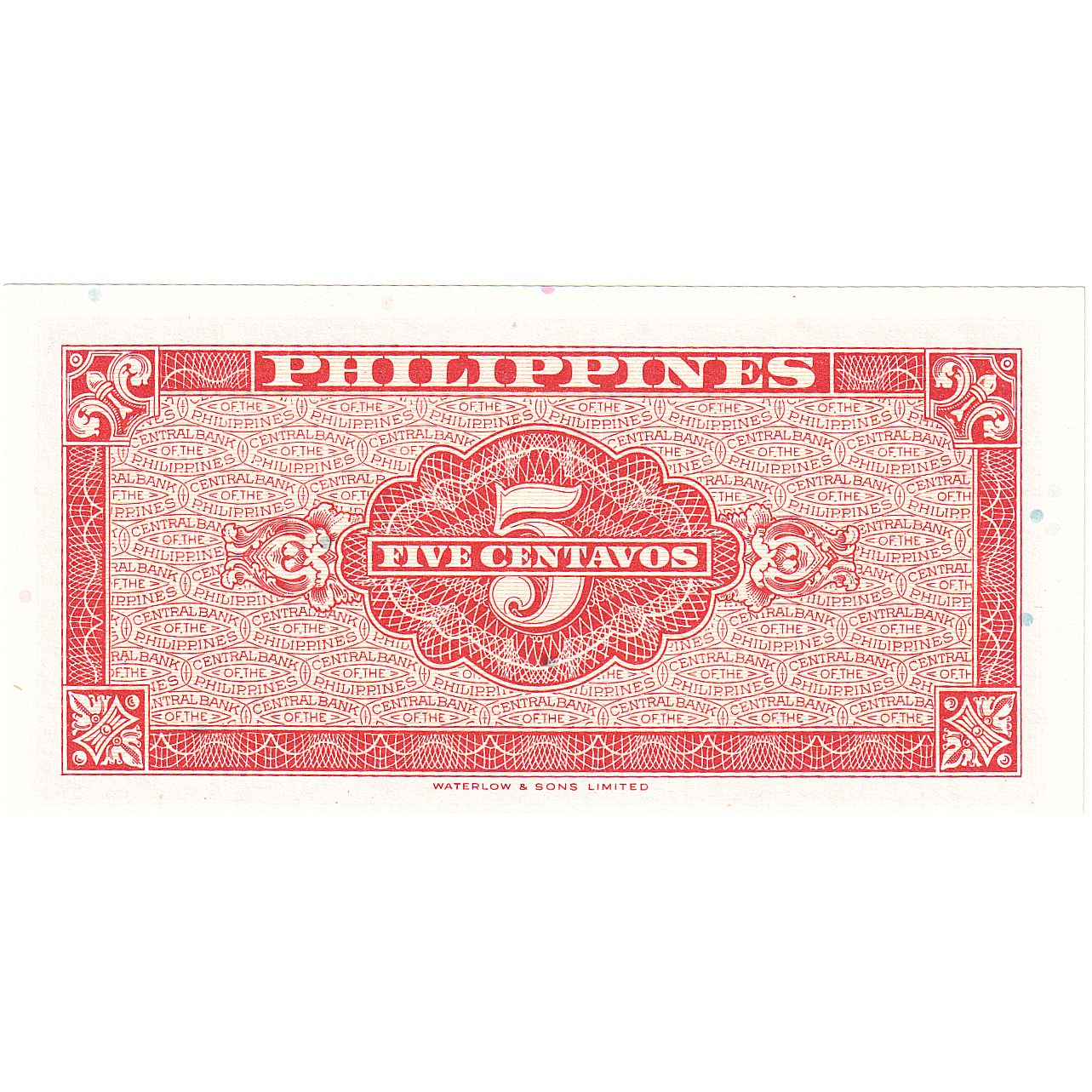 Filipine, 
  
  5 Centavos, 
  
  1945