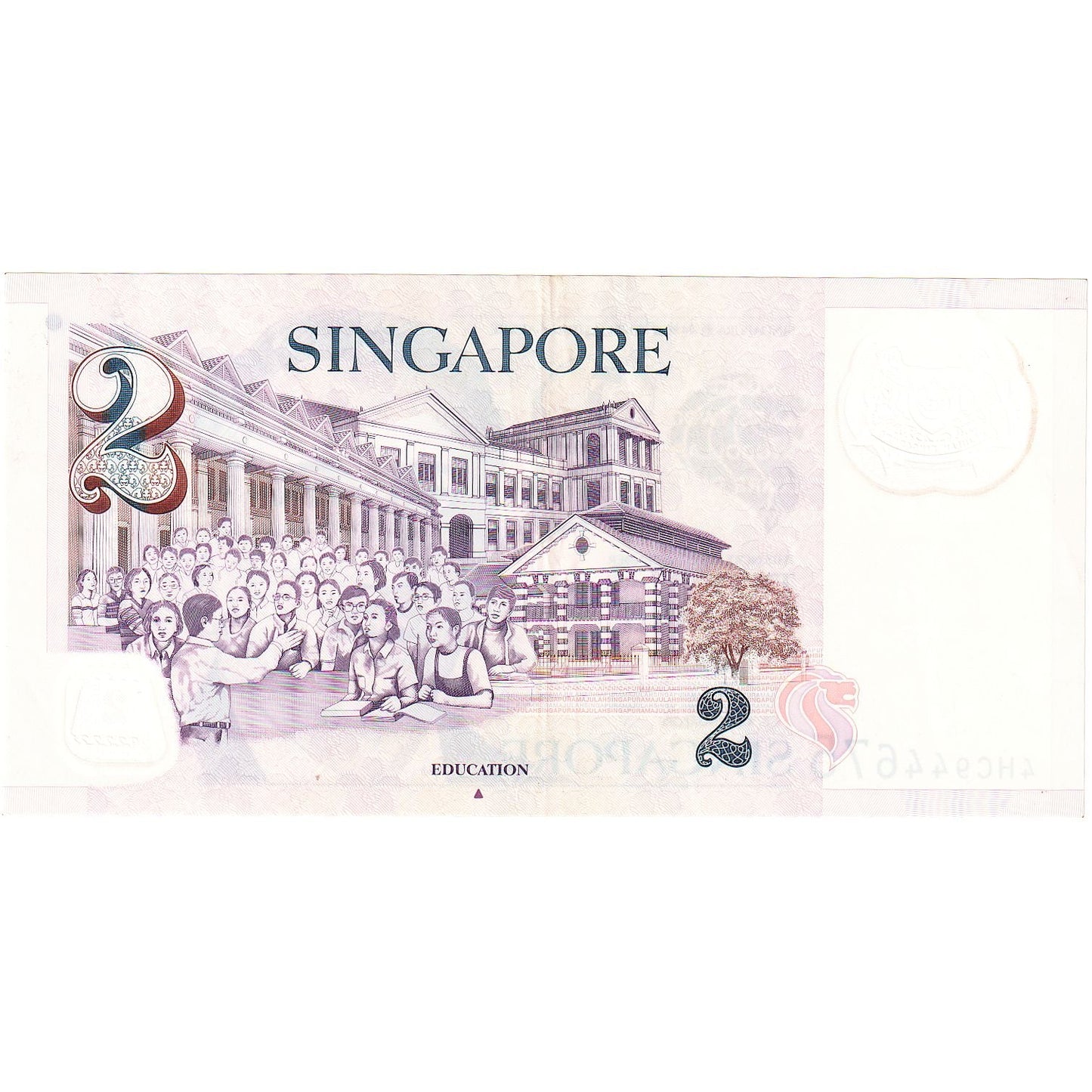 Singapore, 
  
  2 dolari, 
  
  2005