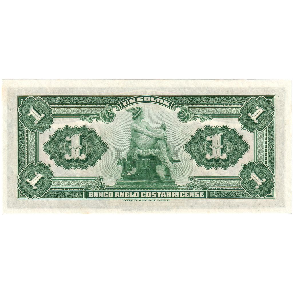 Costa Rica, 
  
  1 colon, 
  
  1917