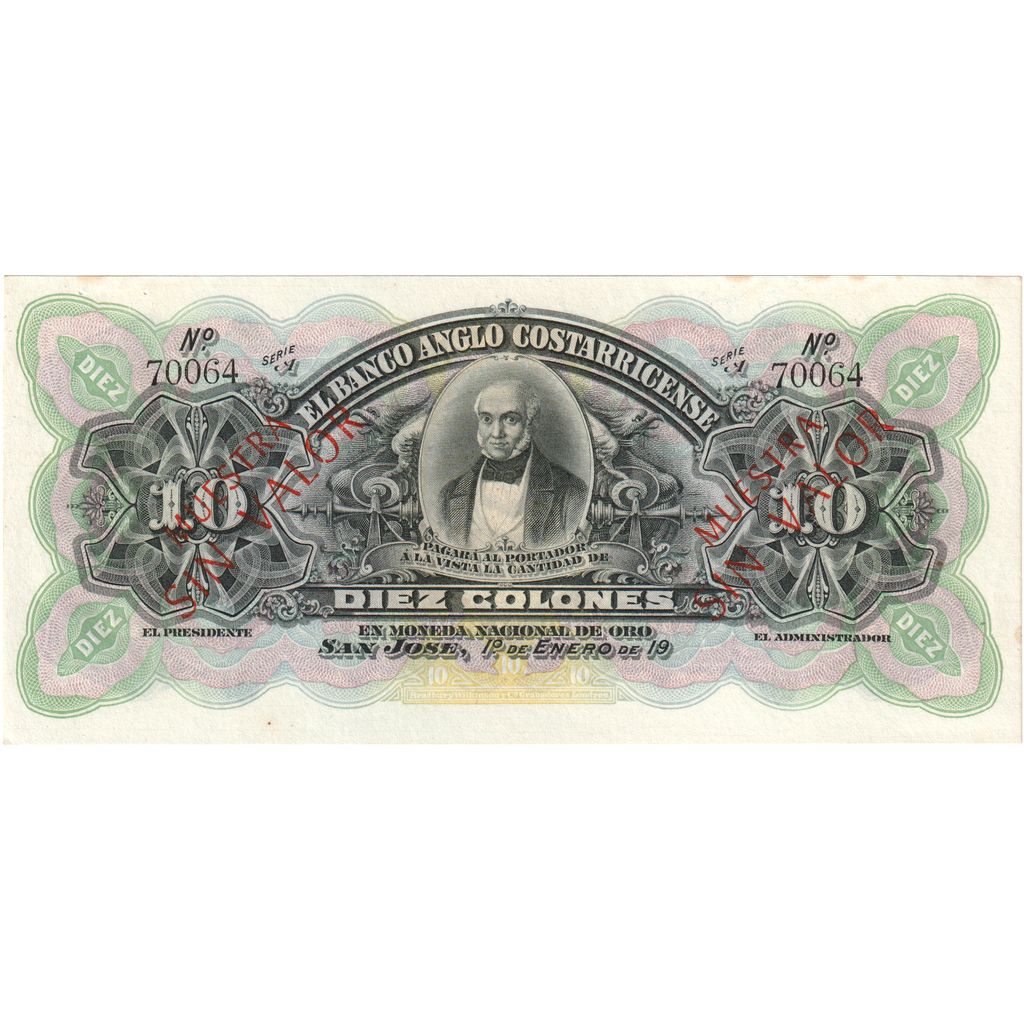 Costa Rica, 
  
  10 coloane, 
  
  1903-01-01