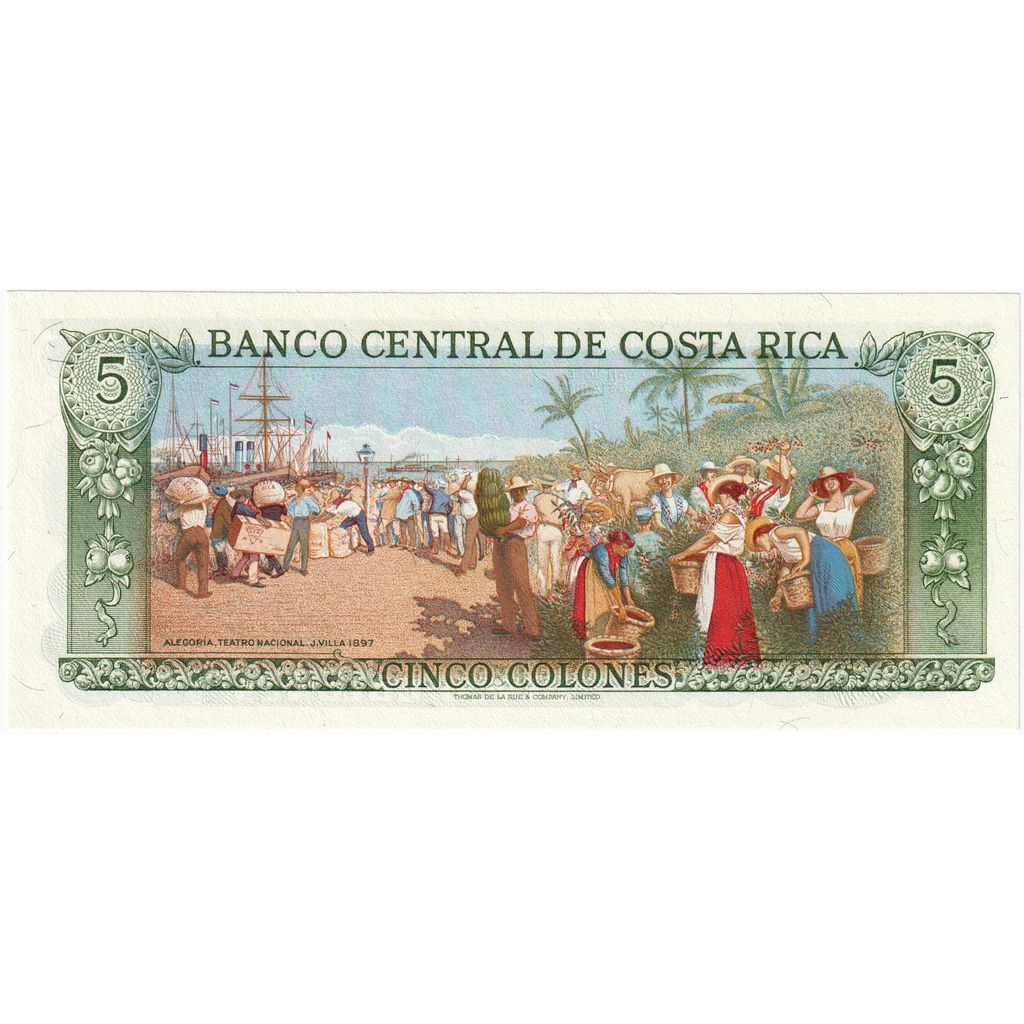 Costa Rica, 
  
  5 coloane, 
  
  1989