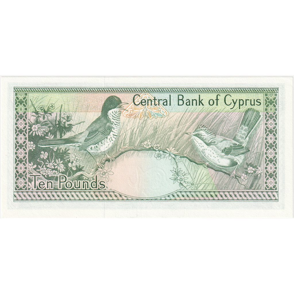 Cipru, 
  
  10 lire sterline, 
  
  1995