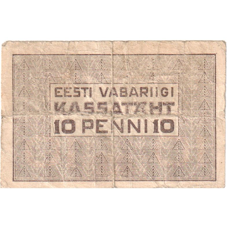 Estonia, 
  
  10 Penni, 
  
  1919