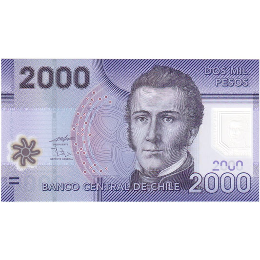 bancnota, 
  
  Chile, 
  
  2000 de pesos