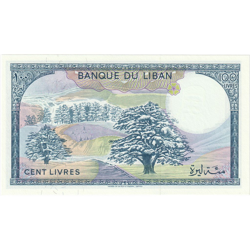 Liban, 
  
  100 de lire, 
  
  KM:66d