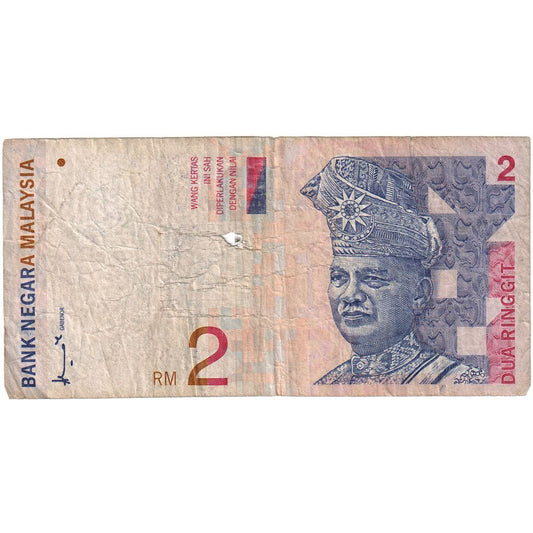 Malaezia, 
  
  2 Ringgit, 
  
  VF(20-25)