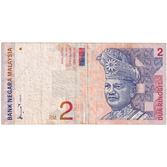 Malaezia, 
  
  2 Ringgit, 
  
  VF(30-35)