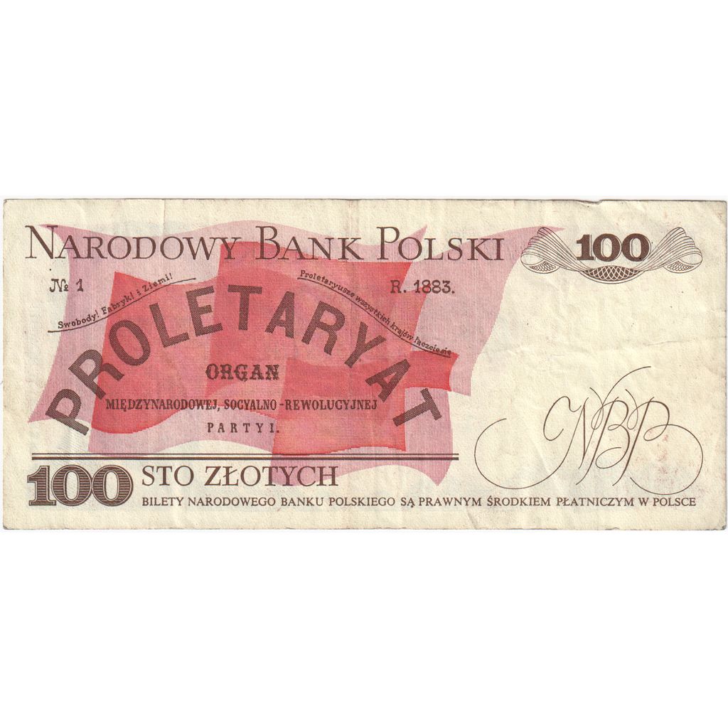 Polonia, 
  
  100 de zlotici, 
  
  1988-12-01