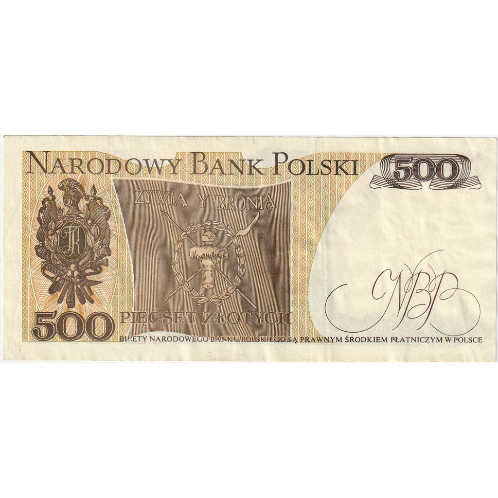 bancnota, 
  
  Polonia, 
  
  500 de zlotici