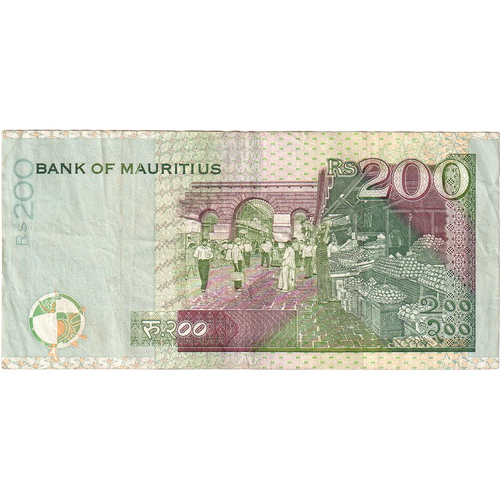 Mauritius, 
  
  200 de rupii, 
  
  EF(40-45)