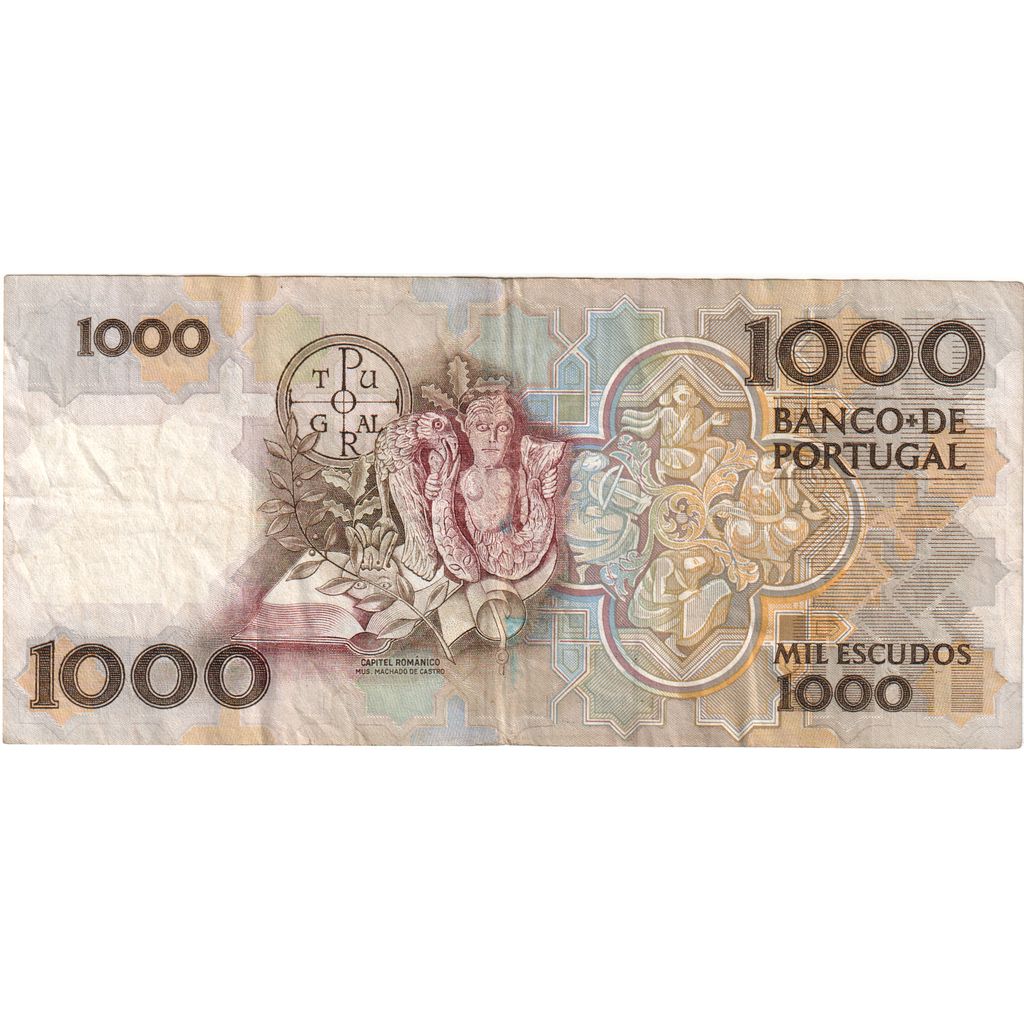 Portugalia, 
  
  1000 de escudo, 
  
  1989-11-09