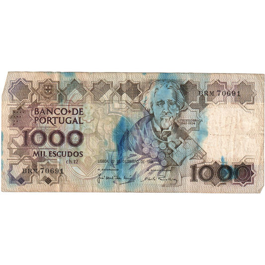 Portugalia, 
  
  1000 de escudo, 
  
  1988-12-22