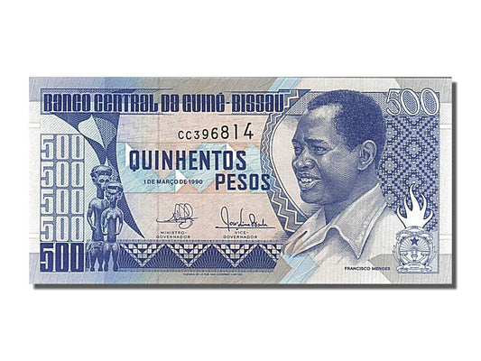 bancnota, 
  
  Guineea-Bissau, 
  
  500 de pesos