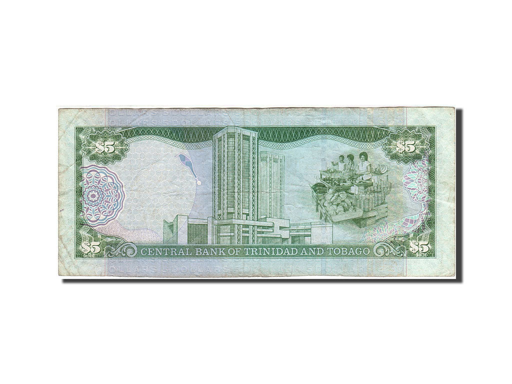 bancnota, 
  
  Trinidad și Tobago, 
  
  5 dolari