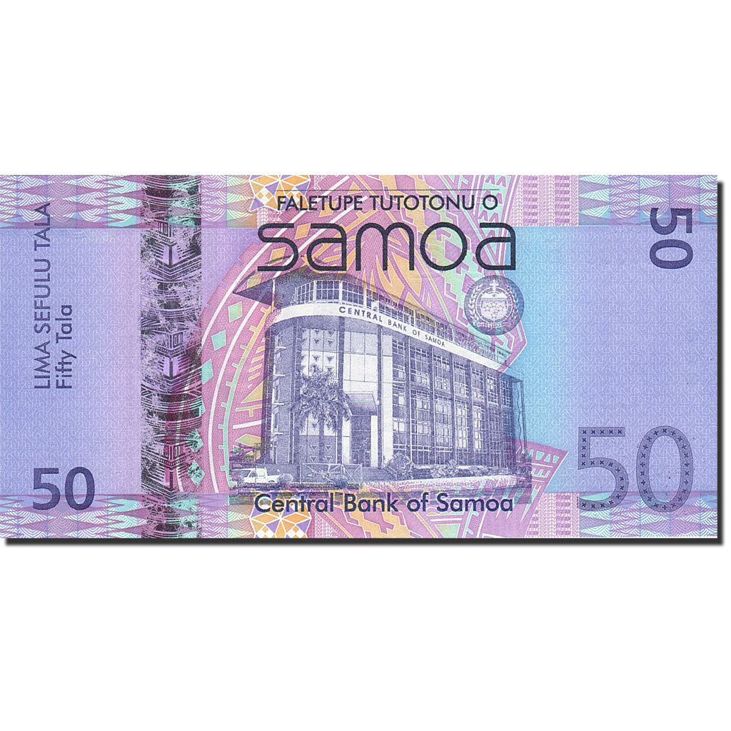 bancnota, 
  
  Samoa de Vest, 
  
  50 Tala