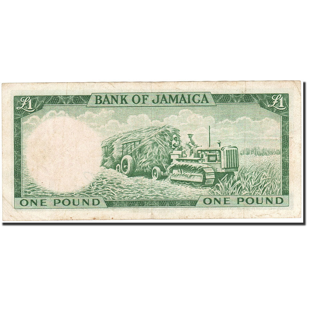 bancnota, 
  
  Jamaica, 
  
  1 Lira