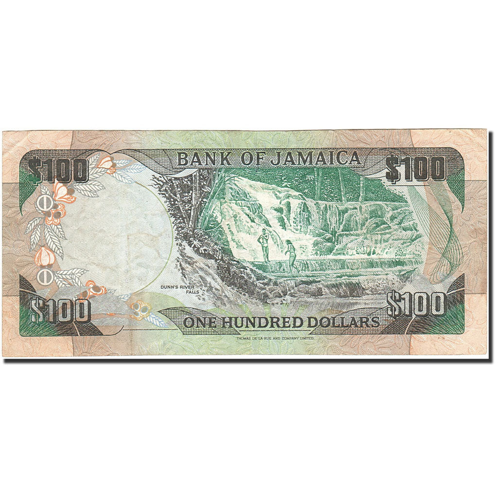 bancnota, 
  
  Jamaica, 
  
  100 de dolari