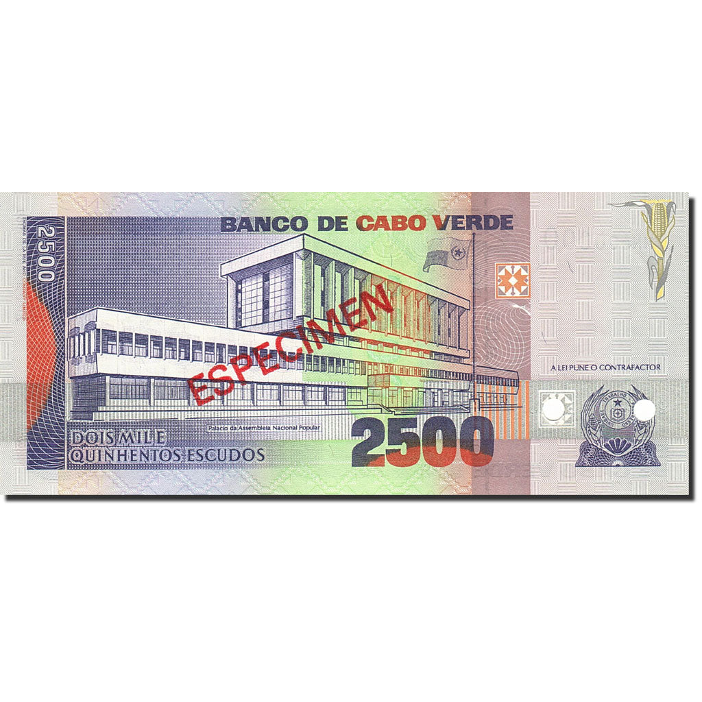 bancnota, 
  
  Capul Verde, 
  
  2500 escudo