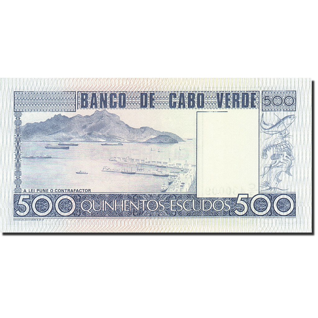 bancnota, 
  
  Capul Verde, 
  
  500 de scudi