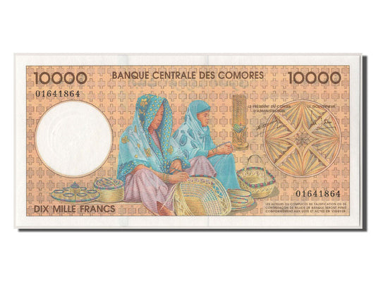 bancnota, 
  
  Comore, 
  
  10