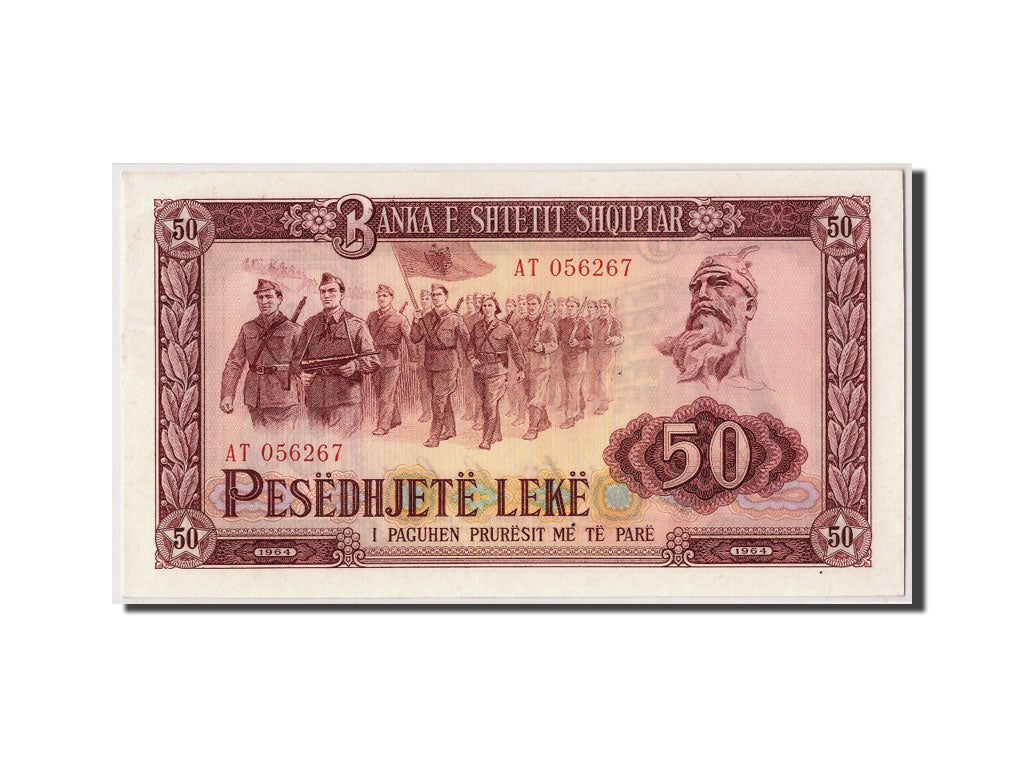 bancnota, 
  
  Albania, 
  
  50 Lekë