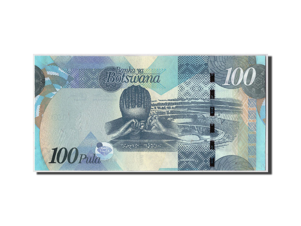 bancnota, 
  
  Botswana, 
  
  100 Pula