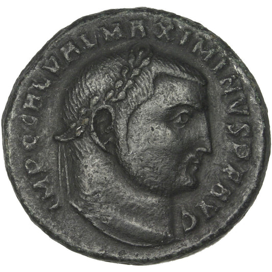 Monedă, 
  
  Maximinus al II-lea, 
  
  Follis