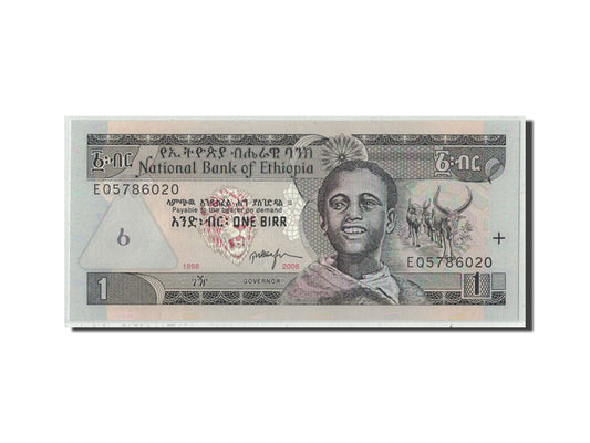 bancnota, 
  
  Etiopia, 
  
  1 Birr