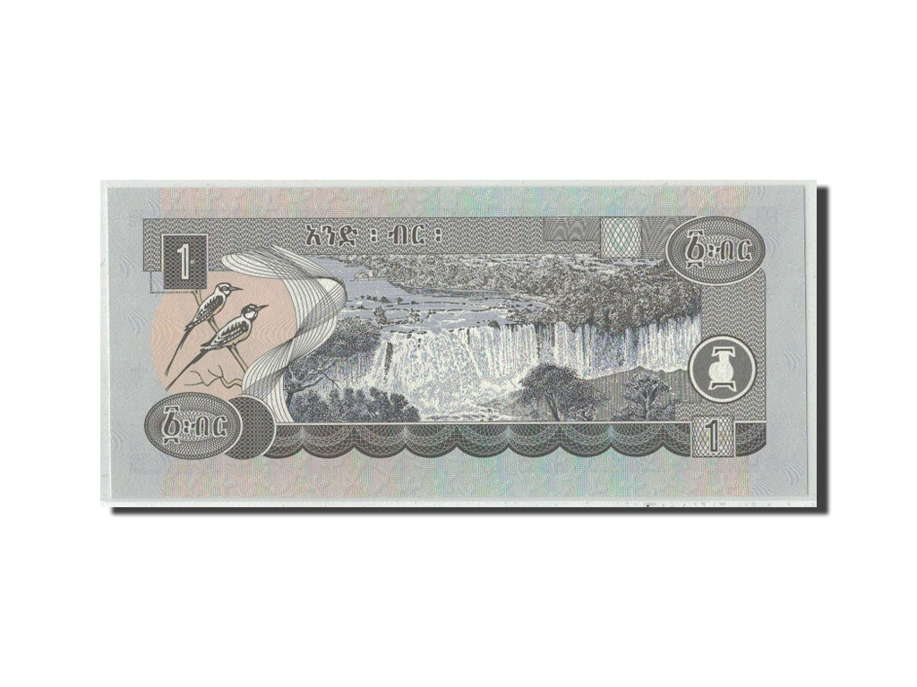 bancnota, 
  
  Etiopia, 
  
  1 Birr