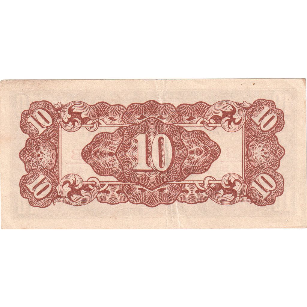 Birmania, 
  
  10 cenți, 
  
  1942