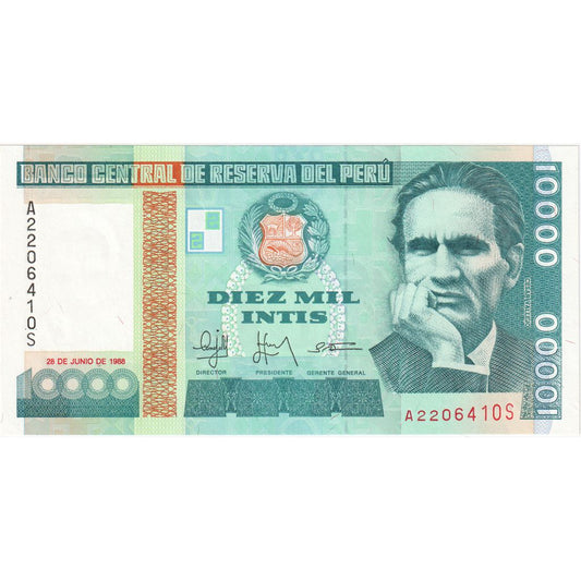 bancnota, 
  
  Peru, 
  
  10